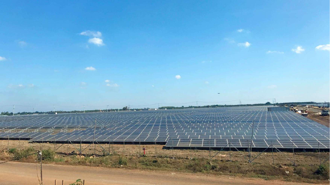 Dự án điện mặt trời tracking 120MW Việt Nam